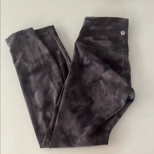 Lululemon wunder train space dye gray